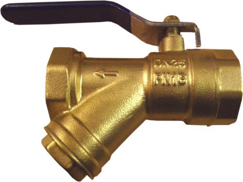 Ball Valve with Strainer – High-quality industrial valve solution from India