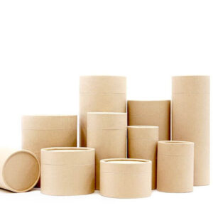 Kraft Paper Cylindrical Packaging Box Exporter from India - Eco-friendly and durable packaging solution