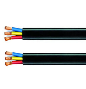 High-quality Submersible 3 Core Flat Cable exported from India for reliable underwater electrical applications.